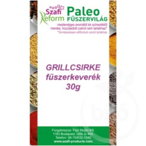 Szafi Reform Paleo Grillcsirke fűszerkeverék (gluténmentes) 30 g