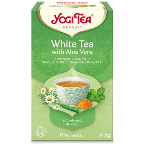 Yogi Tea Bio fehér tea aloe verával