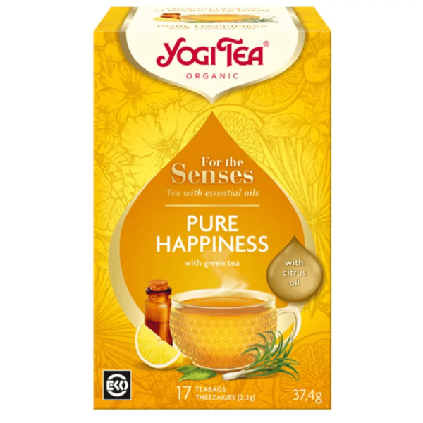Yogi Tea Bio tea az érzékeknek - Tiszta boldogság